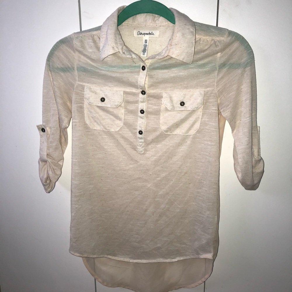 Aéropostle Button Up Blouse